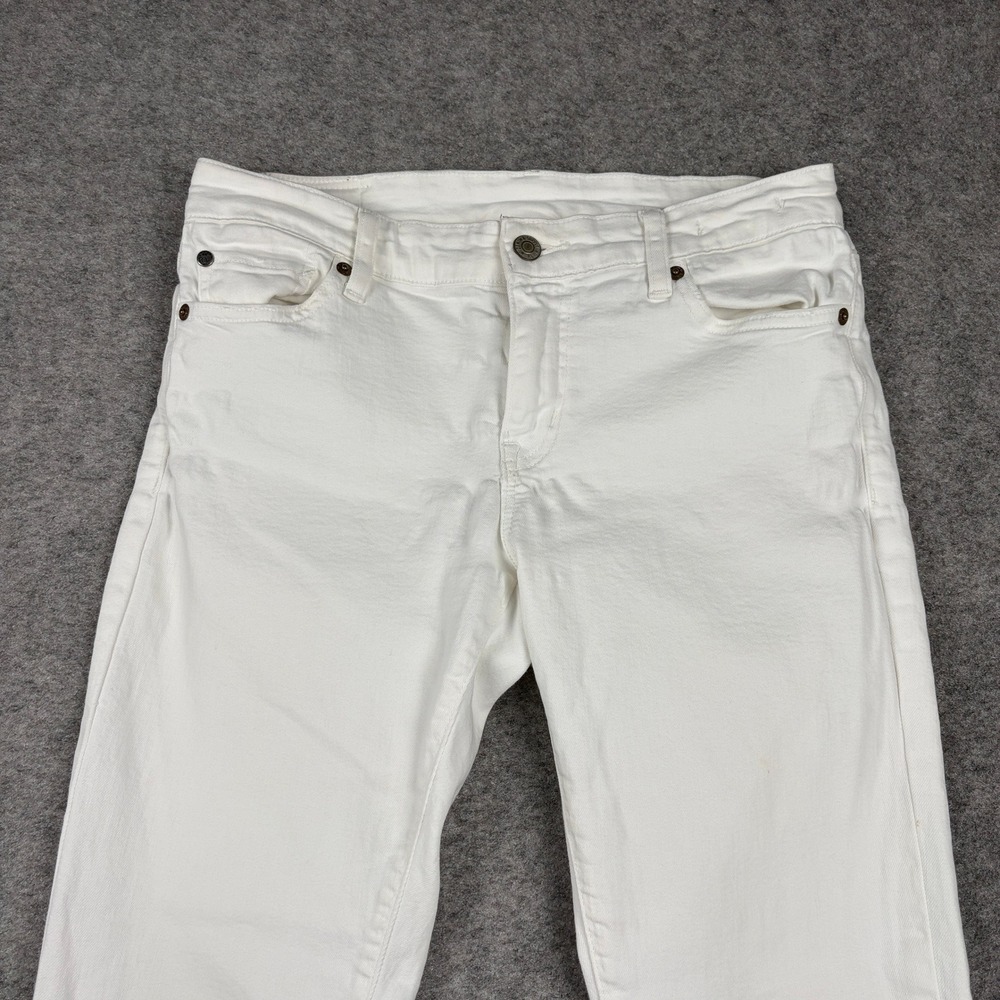 Denim & Supply Ralph Lauren Jeans Womens 29 White Crop Skinny Casual Stretch
